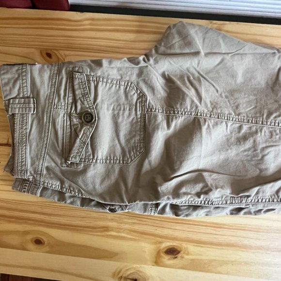 MAURICE CARGO PANTS TAN SIZE 7/8 - Picture 5 of 7